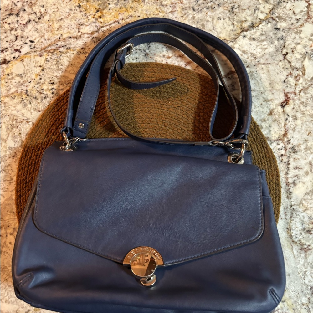 Liz Claiborne Navy Shoulder Bag